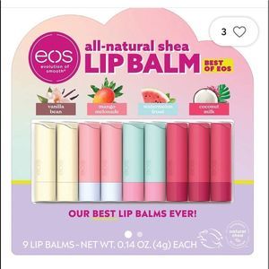 Best of eos Our Best Lip Blams Ever! Watermelon Vanilla Bean Mango Cocnut Milk.